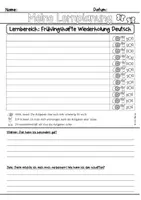 Vorschau - Arbeitsblätter - Frühling Klasse 3 Wiederholungsheft (Deutsch) - Seite 2