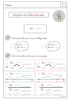 Vorschau - Arbeitsblätter - Subtraktion mit zweistelligen Zahlen ohne Zehnerübergang (ZR 100): Alles für die Einführung - Seite 3