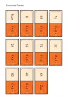 Vorschau - Spiele - Einmaleins Domino 8er-Reihe *Multiplikation - Seite 1