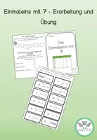 Vorschau - Stundenentwürfe - Erarbeitung und Übung zum Einmaleins mit 7 - Deckblatt