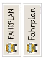 Vorschau - Mal- und Bastelvorlagen - Fahrplan Visualisierung Stundentransparenz beige - Seite 3