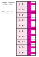 Vorschau - Spiele - Einmaleins Klammerkarte 9er-Reihe*Multiplikation - Seite 1