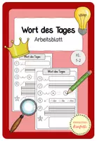 Vorschau - Arbeitsblätter - Wort des Tages (Klasse 1/2) - Arbeitsblatt - Deckblatt