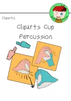Vorschau - selbst erstellte Cliparts/Grafiken - Cliparts-Pack Cup Percussion / Becher Percussion | Musik - Deckblatt
