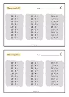 Vorschau - Arbeitsblätter - HAUSAUFGABEN - Mathe 1.Klasse - Addition und Subtraktion ZR 20 - Seite 2