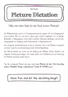 Vorschau - Bildkarten - Methode: Picture Dictation * English * Describing pictures - Seite 1