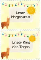 Vorschau - Bildkarten - Morgenkreis/ Kind des Tages Lamaklasse/Alpakaklasse - Seite 3
