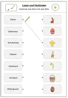 Vorschau - Arbeitsblätter - 4 Arbeitsblätter - Lesen zu Ostern - dreifachdifferenziert - Seite 2