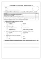 Vorschau - Arbeitsblätter - Lesetest zur Kurzgeschichte "Ihr dürft mir nichts tun" (A. Bröger) - Seite 1