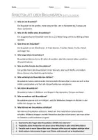 Vorschau - Arbeitsblätter - AB mit Fragen zum Thema "Braunbär" + Lösungsblatt - Seite 1