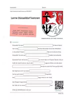 Vorschau - Arbeitsblätter - Düsseldorf (Landeskunde für DaZ/DaF und IFK) - Seite 1