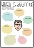Vorschau - Arbeitsblätter - René Magritte - Künstler Steckbrief für den Kunstunterricht - Seite 2