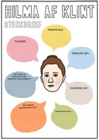 Vorschau - Arbeitsblätter - Hilma Af Klint - Künstlerinnen Steckbrief & Weitermalbilder für den Kunstunterricht - Seite 2