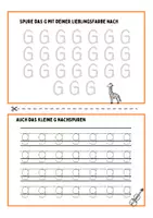 Vorschau - Unterrichtsreihen - A5 Miniheft: 6 Seiten zum Buchstaben G - Seite 3