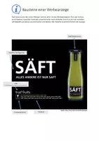 Vorschau - Arbeitsblätter - Werbung analysieren - Bausteine einer Werbeanzeige - Infotext - Seite 1