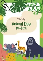 Aperçu - Feuilles d'exercices - Animal Day Project | Project-based Learning - Page de couverture