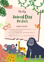 Aperçu - Feuilles d'exercices - Animal Day Project | Project-based Learning - Page 1