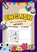 Aperçu - Feuilles d'exercices - Roll a Monster Activity | Body Parts | Describing Myself - Page de couverture