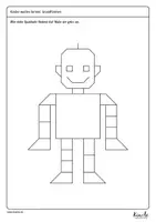 Vorschau - Arbeitsblätter - Materialpaket "Grundformen am Roboter entdecken" - Seite 3