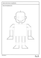 Vorschau - Arbeitsblätter - Grundformen nachspuren im Roboter - Seite 2