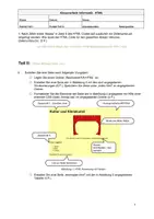 Vorschau - Arbeitsblätter - Klassenarbeit oder Übungsaufgaben HTML - Eingangsklasse - Deckblatt