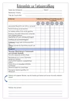 Vorschau - Arbeitsblätter - Kriterienliste + Reflexion zur Fantasie-/Bildergeschichte - Deckblatt