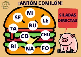 Vista previa - Juegos / Gamificación - ANTÓN LECTOESCRITURA: silabas directas, inversas, mixtas y trabadas. - página 3