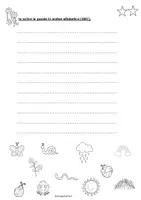 Vorschau - Arbeitsblätter - Io scrivo le parole (ABC) (2fach differenziert) - Deckblatt