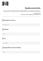 Vorschau - Arbeitsblätter - Literaturtest zu "Die Mission der tollkühnen Bücher" von Hendrik Lambertus - Seite 1