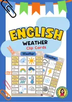 Aperçu - Inclusion - Weather Clip Cards | Vocabulary - Page de couverture