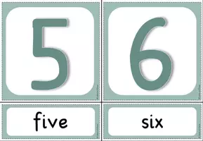 Vorschau - Bildkarten - Bild- und Wortkarten "numbers" Englisch Kl. 3/4 - Seite 3