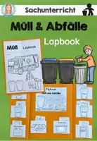 Vorschau - Stationenlernen - Müll & Abfälle | Mülltrennung - Deckblatt