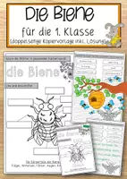 Vorschau - Anderer Materialtyp - Die Biene - Kopiervorlage 1. Klasse - Deckblatt
