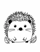 Vorschau - Mal- und Bastelvorlagen - Ausmalbilder für Kinder: Igel - Seite 3