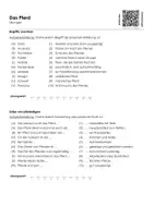 Vorschau - Arbeitsblätter - Das Pferd (Infotext und Übungen) - Seite 1