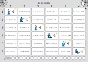 Vorschau - Spiele - Mit Klammern Rechnen (rationale Zahlen) – Spiel (10 im Team) - Seite 2