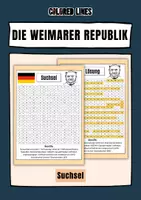Vorschau - Spiele - Die Weimarer Republik (Suchsel) - Deckblatt