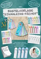 Vorschau - Arbeitsblätter - Kombipaket "Kleines Einmaleins" Mathe Plakate Einmaleins-Fächer - Seite 1