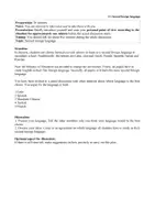 Vorschau - Arbeitsblätter - Group discussion: Second foreign language - Deckblatt