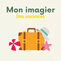 Aperçu - Préparation de séance / Séance complète - Mon imagier des vacances +100 objets des vacances à découvrir - Page de couverture