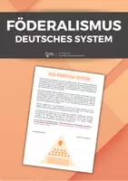 Vorschau - Arbeitsblätter - Föderalismus - Gliederung und System #demokratiestärken - Deckblatt