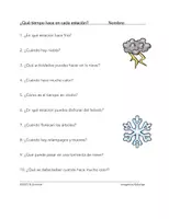 Vorschau - Text - Spanisch: Das Wetter Text: ¿Qué tiempo hace en cada estación? - Seite 3