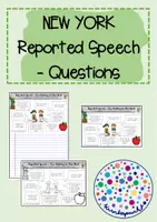 Vorschau - Arbeitsblätter - Reported Speech - Questions / Holiday in New York - Deckblatt