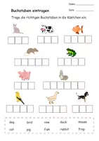 Vorschau - Stundenentwürfe - Arbeitsheft Tiere Englisch - Arbeitsblätter inkl. Mini-Buch - Seite 3