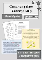 Vorschau - Arbeitsblätter - Materialpaket: Eine Concept-Map gestalten - Deckblatt