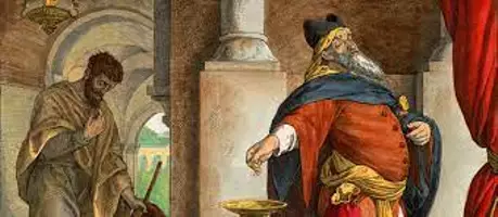 Vorschau - Stundenentwürfe - Das Gleichnis vom Pharisäer und Zöllner (Lk 18,9b-14) – Durch Demut ins Reich Gottes? - Deckblatt