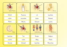Vorschau - Spiele - Sag es nicht! – Spiel zur Wortschatzfestigung rund um Sankt Martin (Deutsch / Grundschule) - Seite 3
