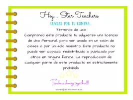 Vista previa - Presentaciones - Hojas de trabajo de las Vocales - Inglés y Español - página 3
