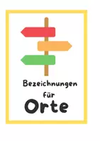 Vorschau - Bildkarten - Bildkarten, Tafelmaterial Satzglieder, adverbiale Bestimmungen - Seite 1