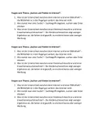 Vorschau - Arbeitsblätter - Internet Fragen zum Suchen und Finden Deckblatt - Seite 1